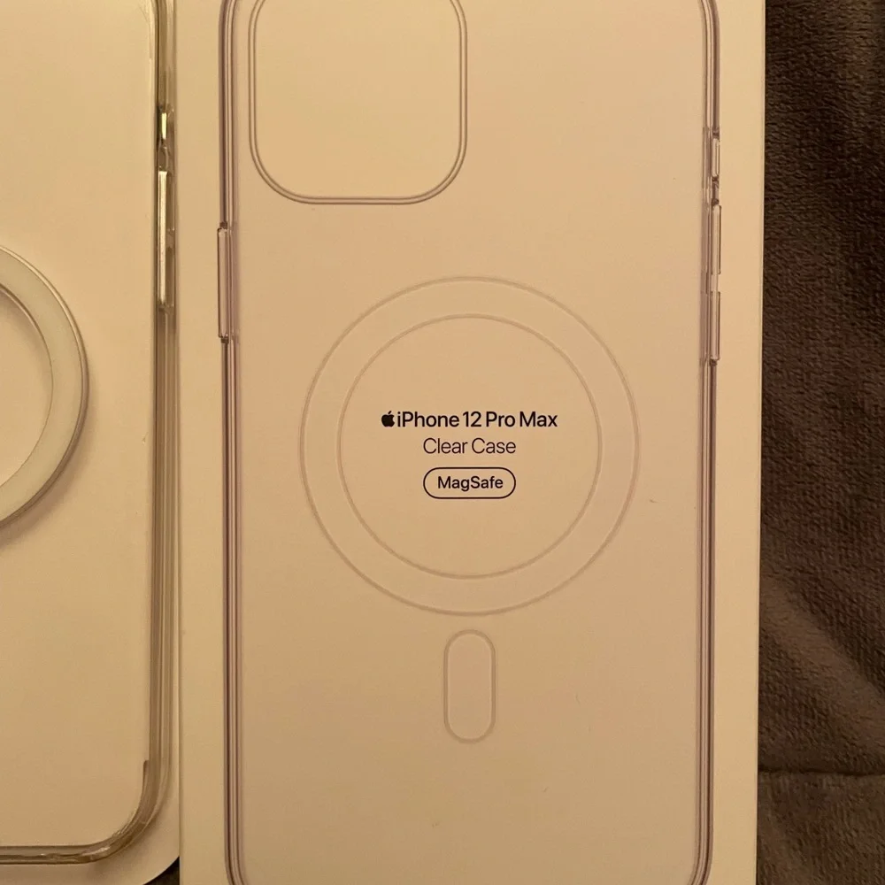 Apple iPhone 12 pro max clear case with MagSafe